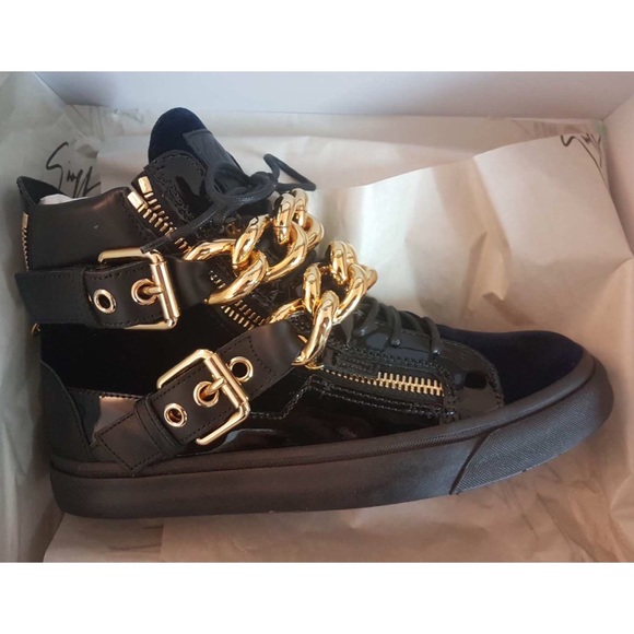 {SOLD} Giuseppe Zanotti Double Gold Chain - Picture 2 of 8